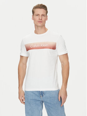 Calvin Klein Calvin Klein Camiseta Linear Ombre K10K114163 Blanco Regular Fit