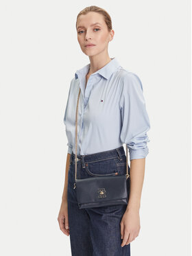 Tommy Hilfiger Handtasche Tommy Hilfiger Th Modern Mini Crossover AW0AW17462 Dunkelblau