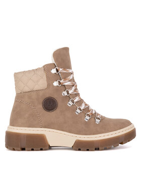 Rieker Šnurovacia obuv Rieker X8647-64 Béžová