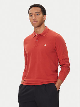 United Colors Of Benetton United Colors Of Benetton Поло 3089J3204 Бордовий Regular Fit