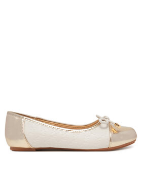 MICHAEL Michael Kors Balerīnas MICHAEL Michael Kors Kenya Bow MK01365256 Écru