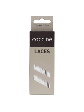 Coccine Tkaničky k obuvi Coccine SZNUROWADŁA 120 cm P7 BAWEŁNIANE v.AZ Bílá