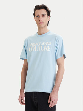 Versace Jeans Couture Versace Jeans Couture Camiseta 80GAHT01 CJ00T Azul Regular Fit