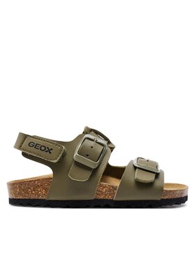 Geox Sandály Geox J Ghita Boy J358LD 000BC C3009 M Khaki