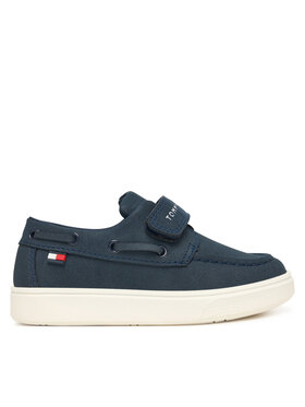 Tommy Hilfiger Félcipő Tommy Hilfiger Low Cut Velcro T1B4-34340-0315 M Sötétkék