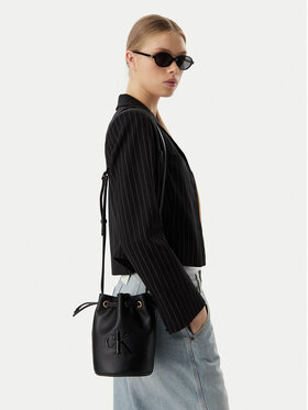 Calvin Klein Handtasche Calvin Klein Bold Ck Small LV04F3640G Schwarz