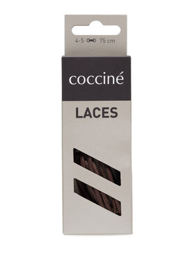 Coccine Šnúrky do topánok Coccine SZNUROWADŁA 75 cm F2 WOSKOWANE v.AZ Hnedá