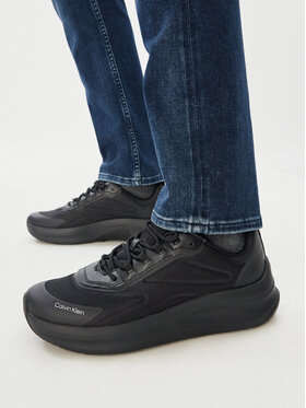 Calvin Klein Sneakersy Calvin Klein Chunky Runner Laceup HM0HM02224 Czarny