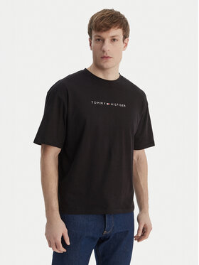 Tommy Hilfiger Tommy Hilfiger Camiseta UM0UM03643 Negro Regular Fit
