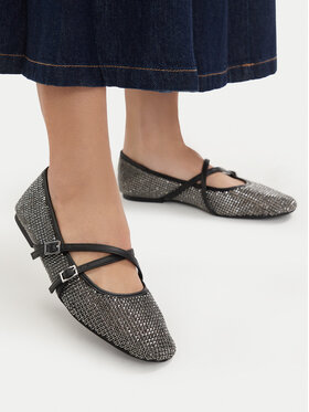 Steve Madden Балетки Steve Madden Watchlist 11005277 Чорний