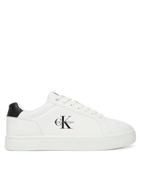 Calvin Klein Jeans Sneakersy Calvin Klein Jeans Classic Cupsole Mono Lth YM0YM01369 Biały