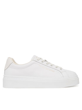 Tommy Hilfiger Sneakersy Tommy Hilfiger Chic Cupsole FW0FW09107 Biela