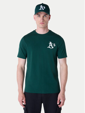 New Era New Era Футболка Oakland Athletics MLB Pennant Graphic 60596214 Зелений Regular Fit