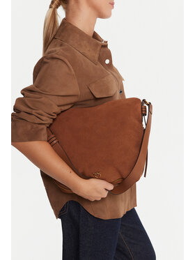 PINKO Torebka PINKO Hobo Zip Around Classic Al 25-26 PLTT 105113 A2JH Brązowy