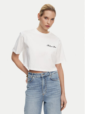 Balmain Balmain Футболка DF1EE020BC78 Білий Regular Fit