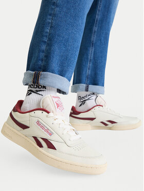 Reebok Sneakersy Reebok EO-CLUB C REVENGE VINTAGE 100233964 Kremowy