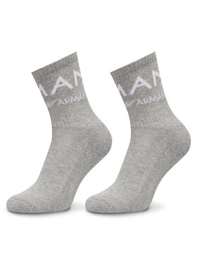 Emporio Armani Underwear Dlouhé ponožky Emporio Armani Underwear 292303 4F227 00948 Šedá