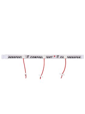 Compressport Športový pás Compressport Race Belt CU00013B Biela