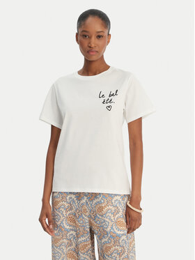 Weekend Max Mara Weekend Max Mara Camiseta Bora 2615971042 Blanco Regular Fit