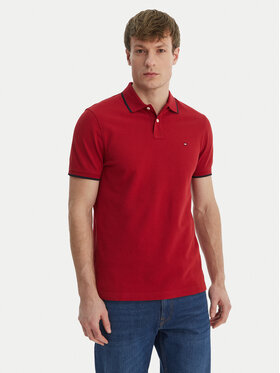 Tommy Hilfiger Tommy Hilfiger Polo Pique MW0MW42750 Rojo Regular Fit