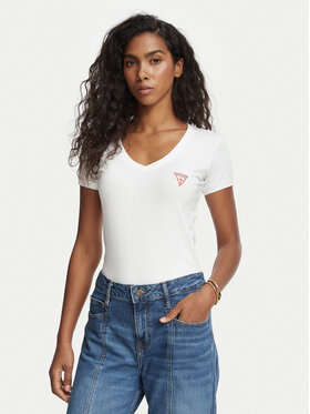 Guess Guess Camiseta W2YI45 J1314 Blanco Slim Fit