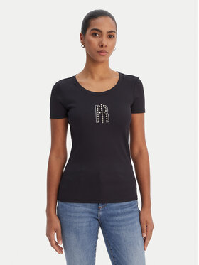 Fracomina Fracomina Camiseta FP26ST3001J42701 Negro Slim Fit