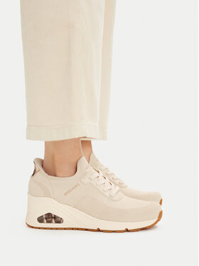 Skechers Снікерcи Skechers Uno Wedge 177531/OFWT Бежевий