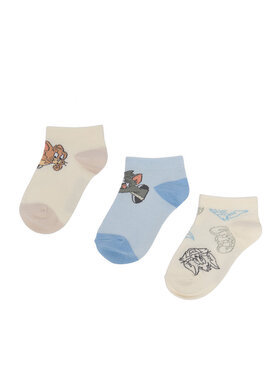 Tom & Jerry Garās zeķes Tom & Jerry CEO-ACCCS-SS26-209WBTJ(3-PACK) Daudzkrāsains