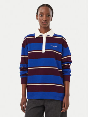 Tommy Jeans Tommy Jeans Polo Script Rugby DW0DW23303 Azul Relaxed Fit
