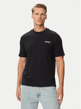 Napapijri Napapijri T-Shirt Smallbox NP0A88TR Μαύρο Regular Fit