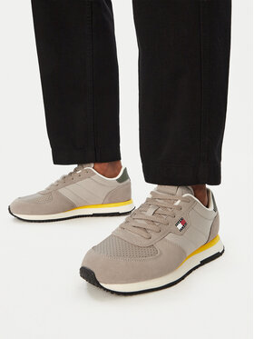 Tommy Jeans Zapatillas Tommy Jeans Tj Runner Flag Mix EM0EM01774 Beis