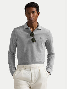 Polo Ralph Lauren Polo Ralph Lauren Поло 710680790003 Сірий Custom Slim Fit