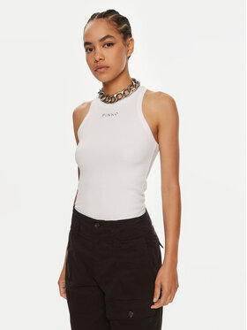 PINKO PINKO Top Distinto 100822 A22X Blanco Regular Fit