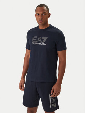 EA7 Emporio Armani EA7 Emporio Armani Camiseta 7M001307 AF10375 Azul marino Regular Fit