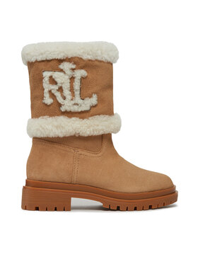 LAUREN RALPH LAUREN Členková obuv LAUREN RALPH LAUREN 802915440001 Hnedá