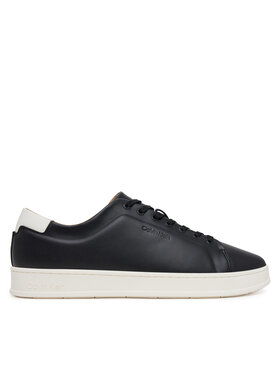 Calvin Klein Sneakersy Calvin Klein Pure Low Laceup Cupsole Hf Lth HM0HM01859 Černá