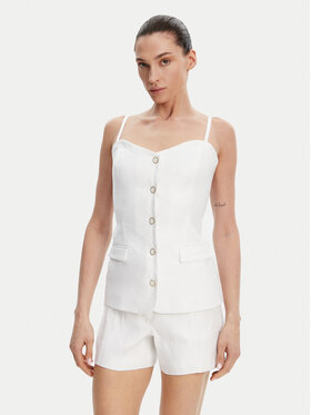 Guess Guess Топ W5GH0L WH5L2 Білий Regular Fit