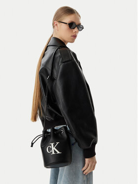 Calvin Klein Handtasche Calvin Klein Bold Ck Small LV04F3640G Schwarz