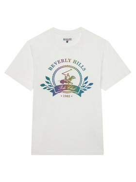 Beverly Hills Polo Club Beverly Hills Polo Club Camiseta W126-BHBTS-1055-01X Blanco Regular Fit