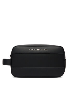 Tommy Hilfiger Несесер Tommy Hilfiger Th Foundation Washbag AM0AM14161 Черен