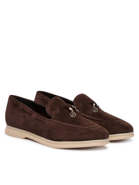 Guess Loafersy Guess FLTNAI SUE14 Brązowy