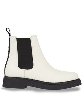 Tommy Jeans Jātnieku stila puszābaki Tommy Jeans Tjw Chelsea Flat EN0EN02311 Balts