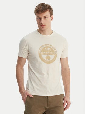 Napapijri Napapijri Camiseta S-Mahsa NP0A4FZB Écru Regular Fit
