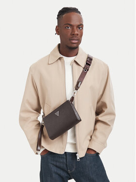 Guess Плоска сумка Guess HMMIPW P6257 Бордовий
