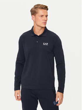 EA7 Emporio Armani EA7 Emporio Armani Поло 8NPF15 PJVQZ 0562 Cиній Regular Fit