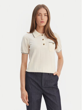 Luisa Spagnoli Luisa Spagnoli Polo Miconia 100295 Écru Regular Fit