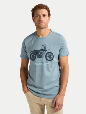Petrol Industries Petrol Industries Camiseta M-1050-TSR707 Azul Regular Fit