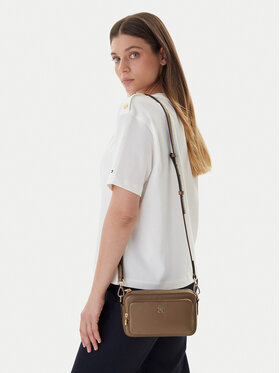 Tommy Hilfiger Borsetta Tommy Hilfiger Th Icon Camera Bag AW0AW18120 Marrone