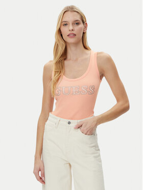 Guess Guess Top W5GP29 KA0H1 Beis Regular Fit
