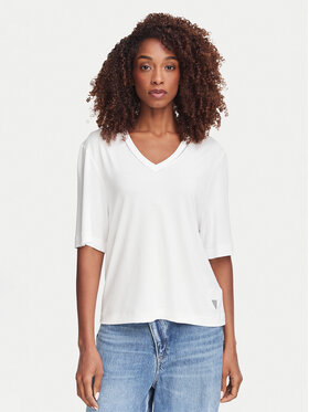 Guess Guess Camiseta W6YP58 K5233 Blanco Relaxed Fit